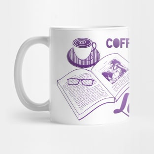 Coffee and Books = Love Mug